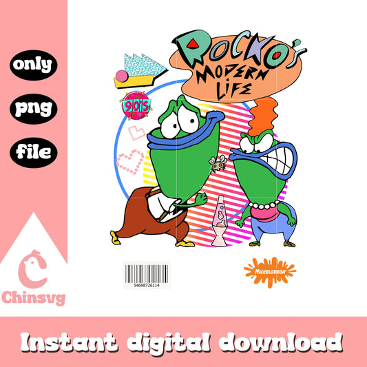 Rocko's modern life cacrtoon network png, bev and ed bighead png