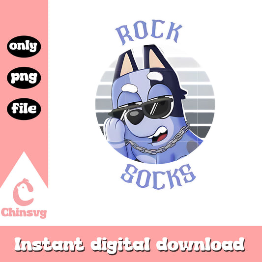 Rock sock character design png, bluey cartoon characters png