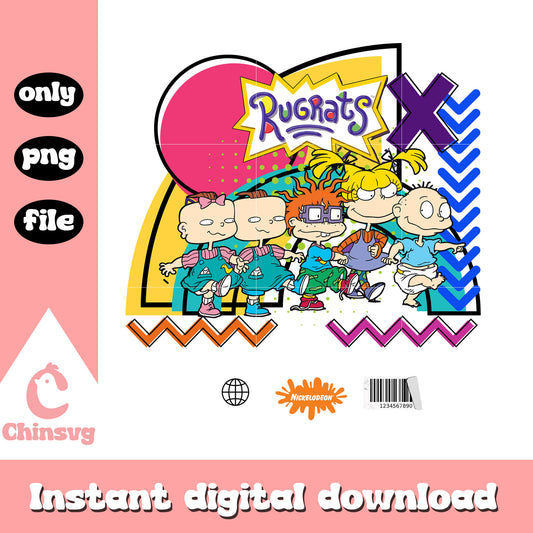Rugrats characters clipart design png, angelica pickles rugrats png