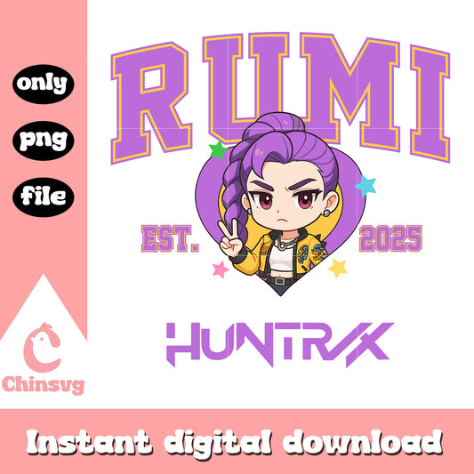 Rumi huntrix est 2025 png, mira kpop demon hunters png