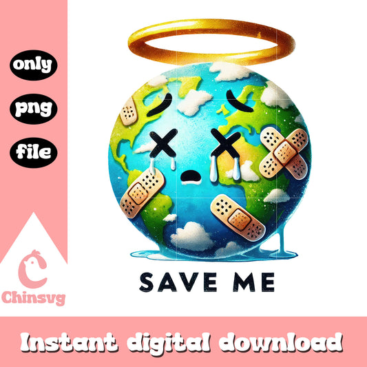 Sad global earth design png, google earth day quiz png