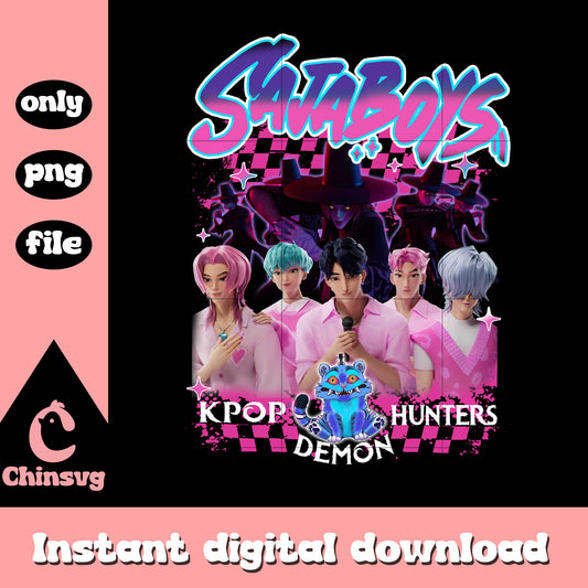 Saja boys kpop demon hunters movie design png, saja boys png