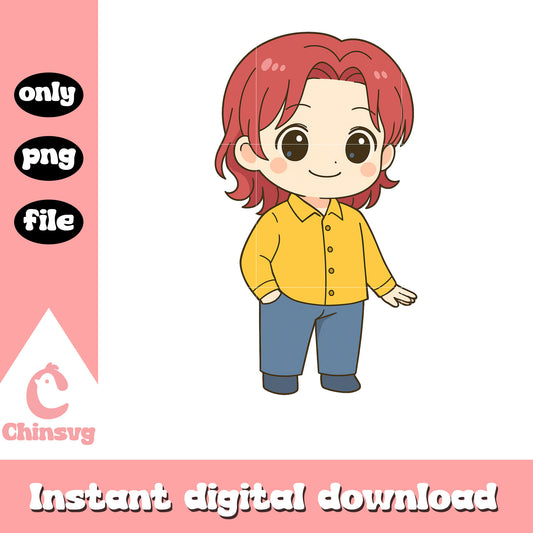 Saja boys mystery member fanart png, anime characters png