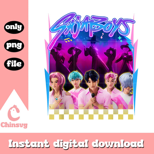 Saja boys team design png, Saja boys png, kpop hunters png