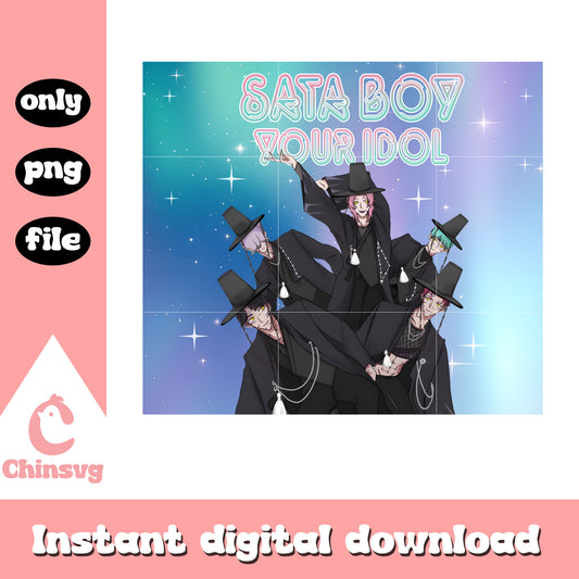 Saja boys your idol song png, saja boys concert png