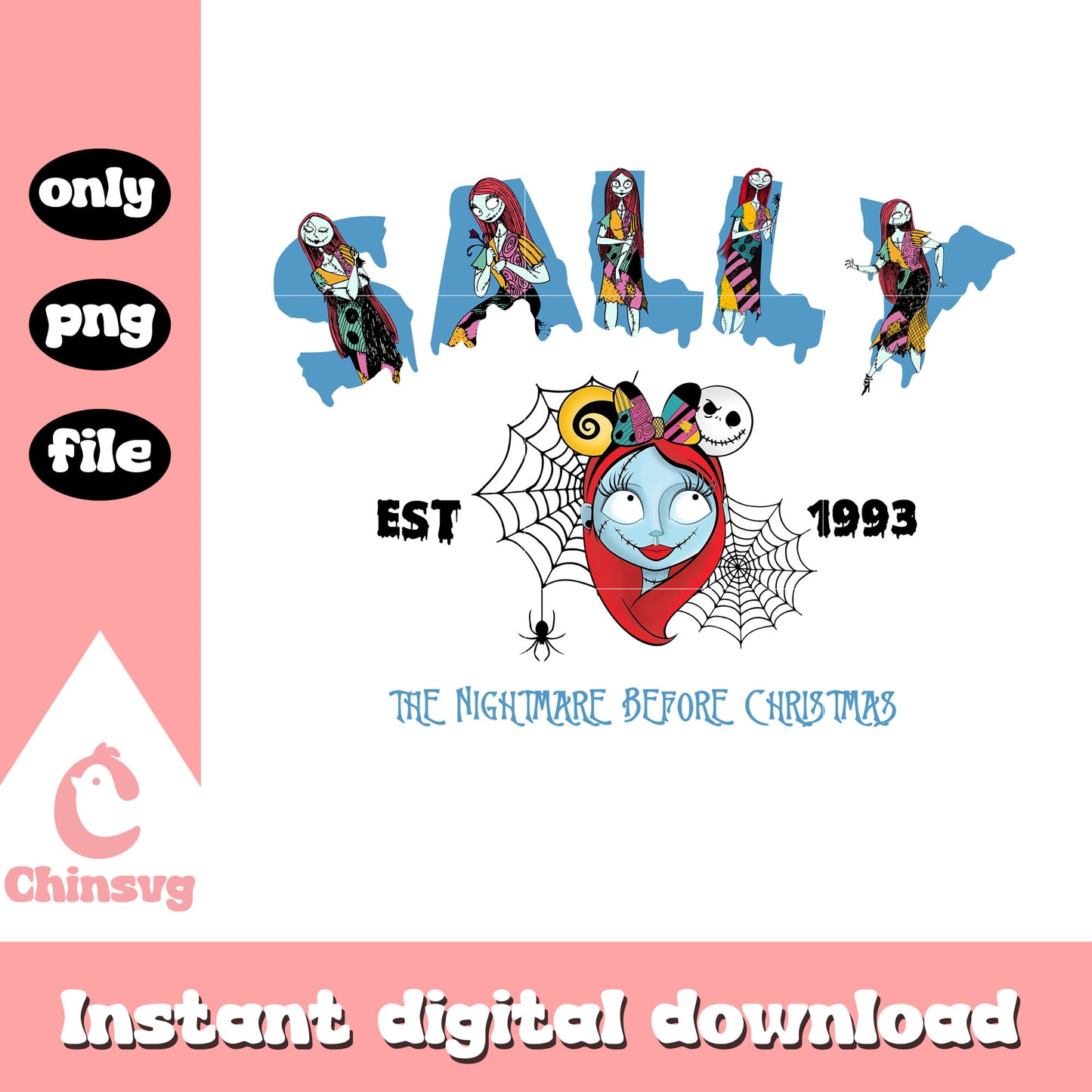 Sally est 1993 nightmare before christmas png, sally nightmare before christmas png