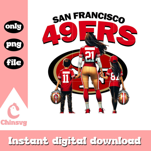 San Francisco 49ers nfl mom png, football in games png