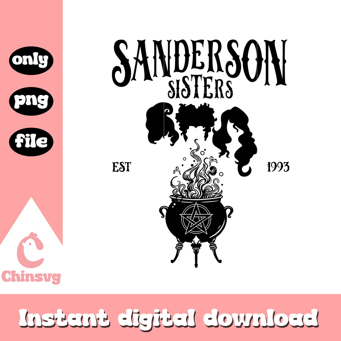 Sanderson sisters est 1993 png, hocus pocus sanderson sisters png