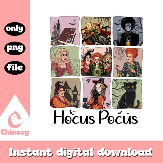 Sanderson sisters hocus pocus design png, hocus pocus png