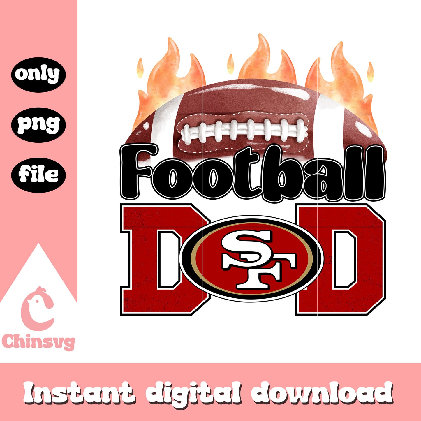 San francisco 49ers design png, sports logos football​​​​​​​​​ png