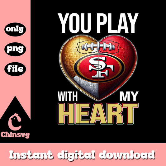 San francisco 49ers heart png, all 32 nfl teams logos​​​ png