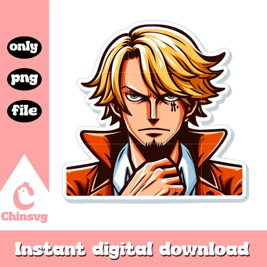 Sanji clipping png, Sanji The Elegant Cookone png, sanji png