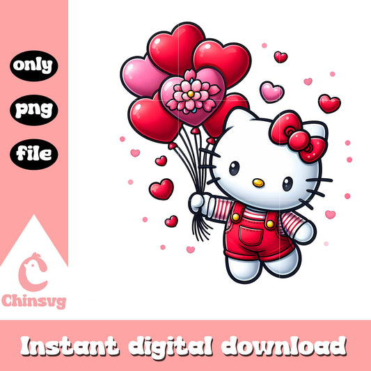 Sanrio hello kitty valentine day png, valentine's day​ png