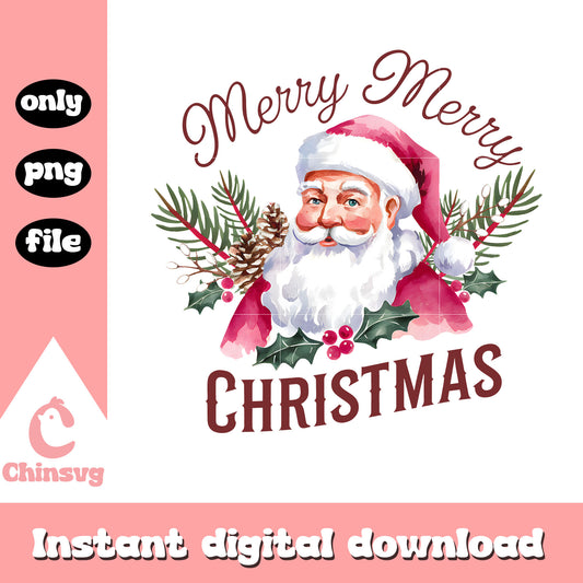 Santa claus merry christmas design png, santa claus movie png