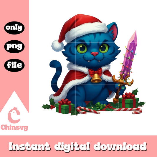 Santa derpy tiger merry christmas png, demon derpy png