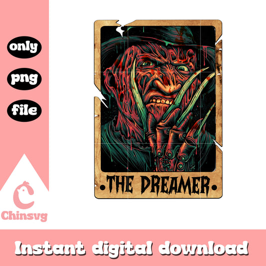 Scary halloween the dreamer png, freddy krueger movie png
