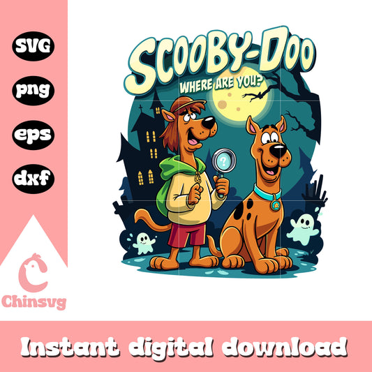 Scooby Doo where are you svg, Scooby Doo svg, cartoon movies svg