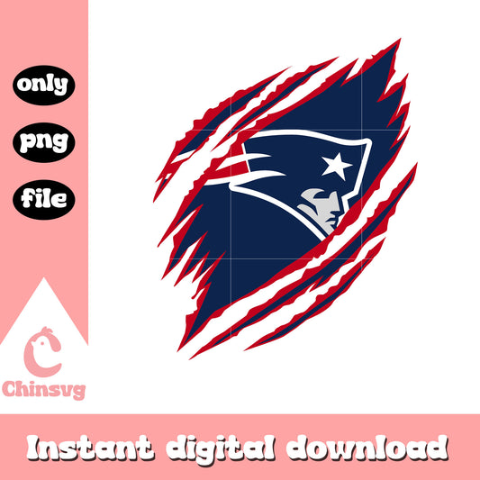 Scratch patriots design logo png, new england patriots nfl​ png