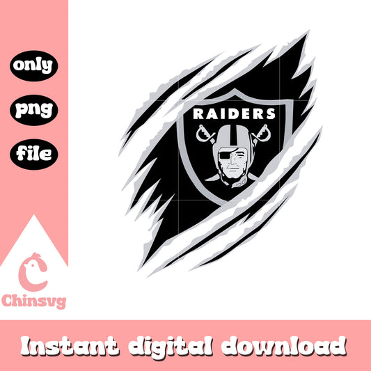 Scratch raiders design logo png, nfl las vegas raiders​ png