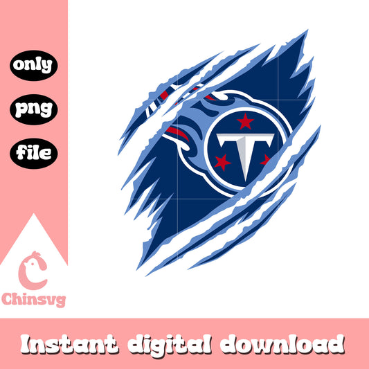 Scratch titans design logo png, tennessee titans nfl png