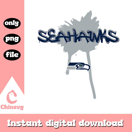Seahawks nfl team logo png, Seattle Seahawks football png