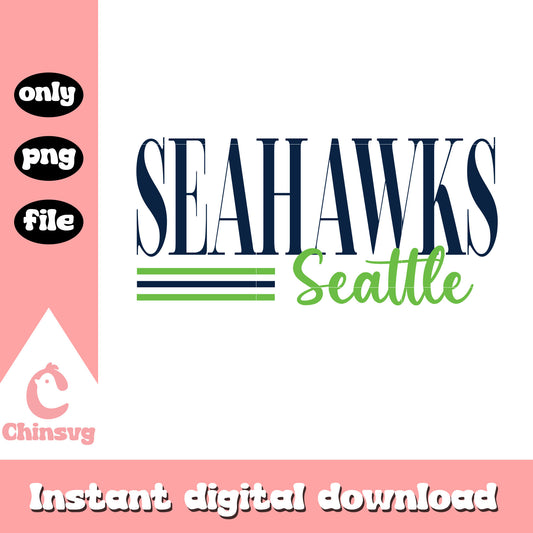 Seahawks seattle font logo design svg, seattle seahawks nfl svg