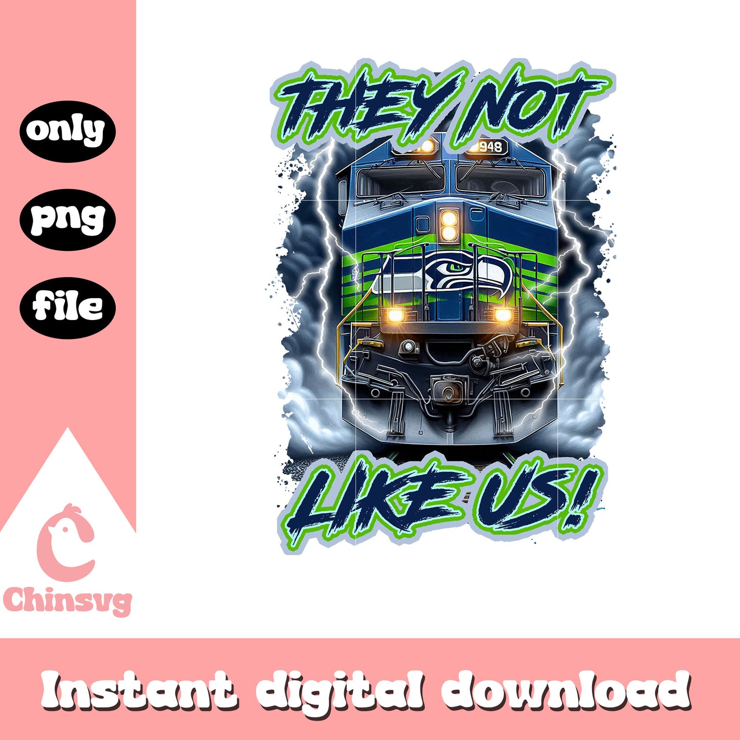 Seahawks they not like us png, Seattle Seahawks team png