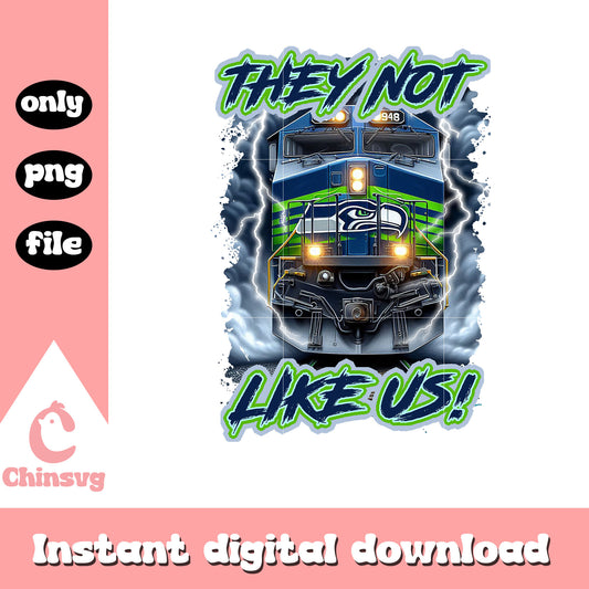 Seahawks they not like us png, Seattle Seahawks team png