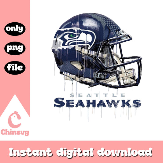 Seattle Seahawks helmet design png, Seattle Seahawks helmet png