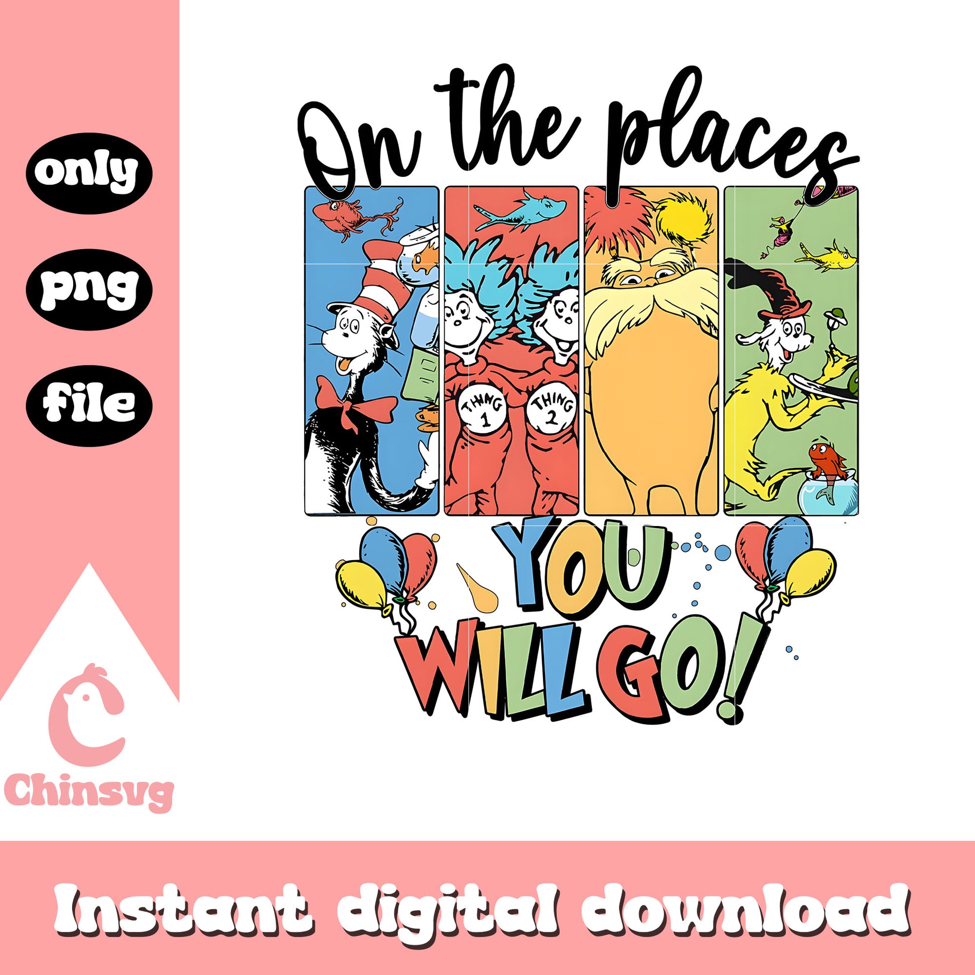 Seuss manga oh the place you'll go png, dr seuss cartoon png – Chinsvg