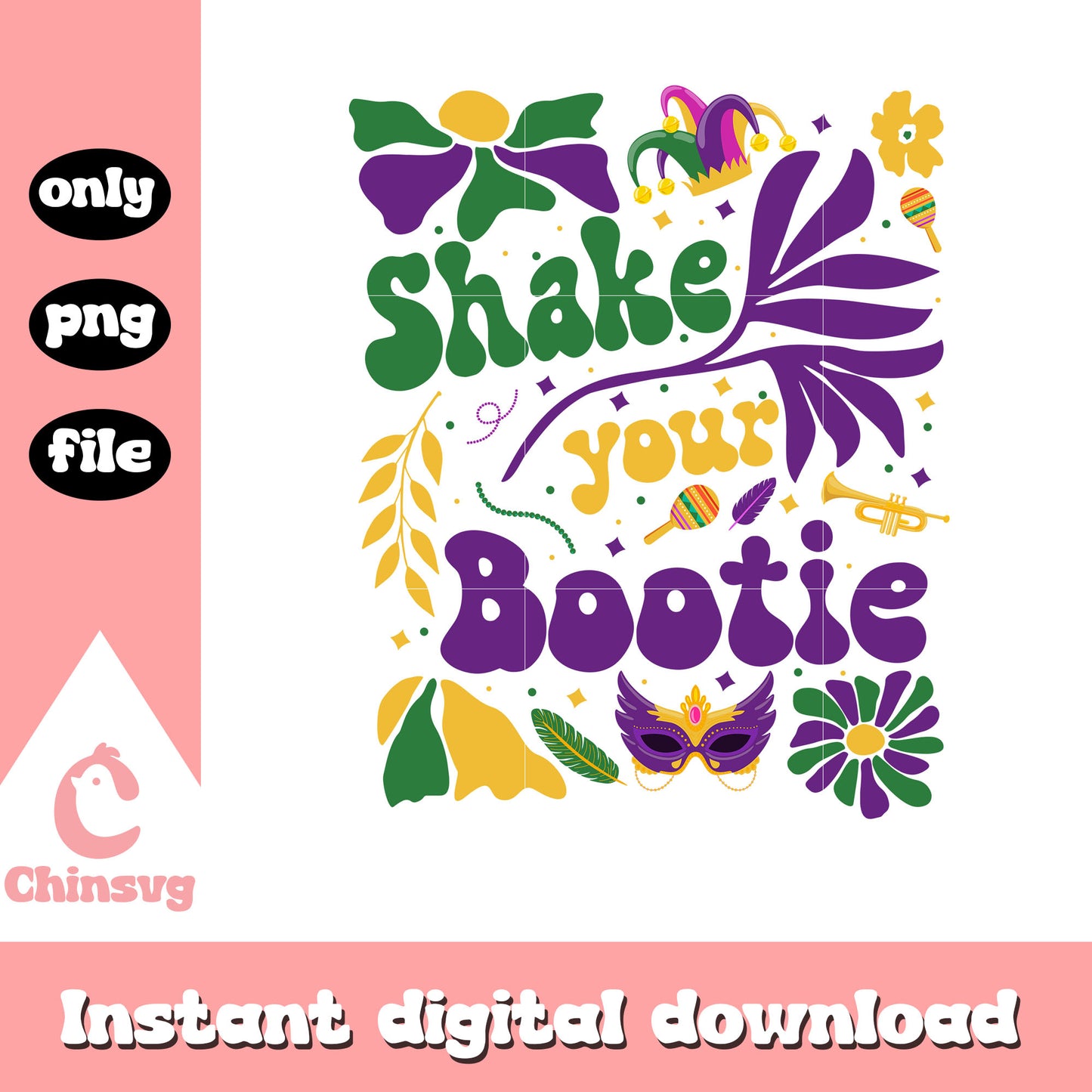 Shake bootie mardi gras png, mardi gras 2026 date​​​​​ png