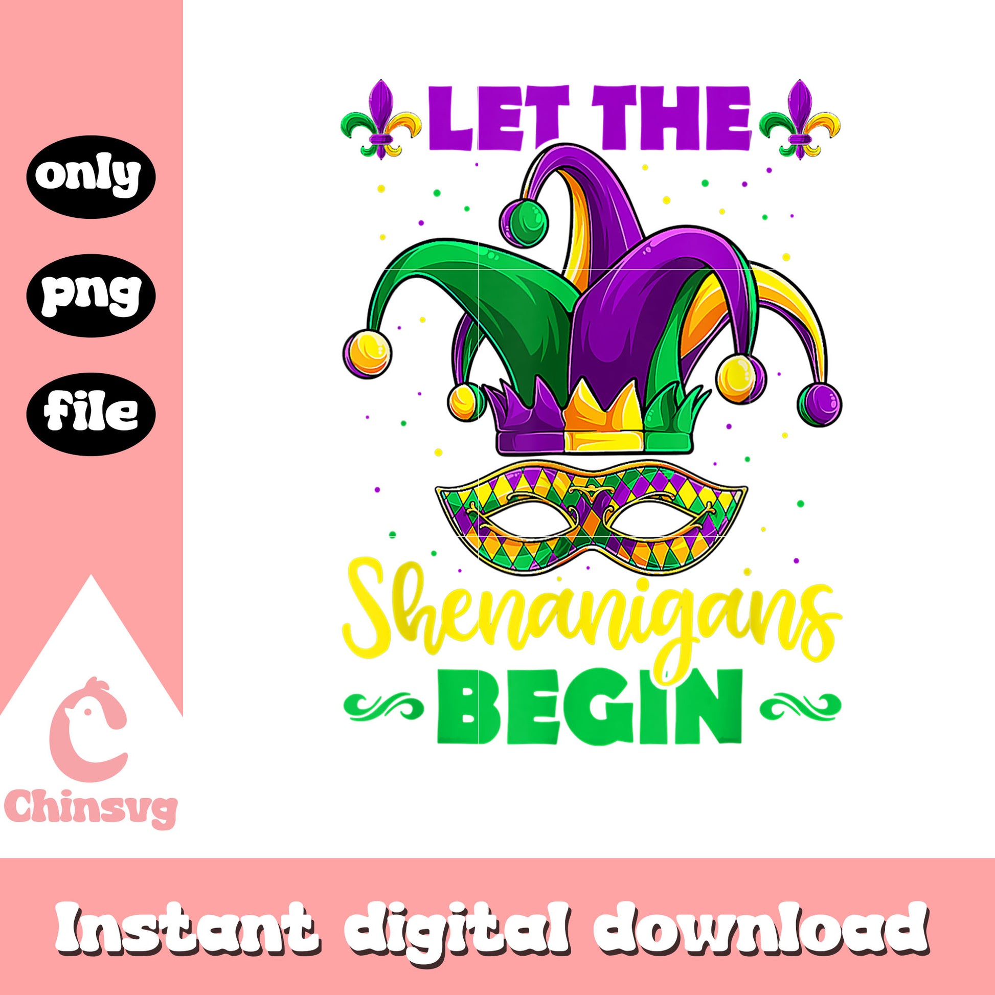 Shenanigans begin mardi gras png, carnival mardi gras​​​ png