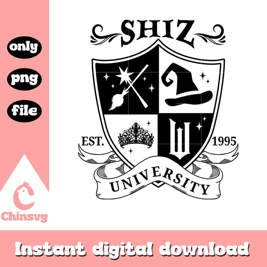 Shiz university est 1995 wicked movie png, Shiz university png