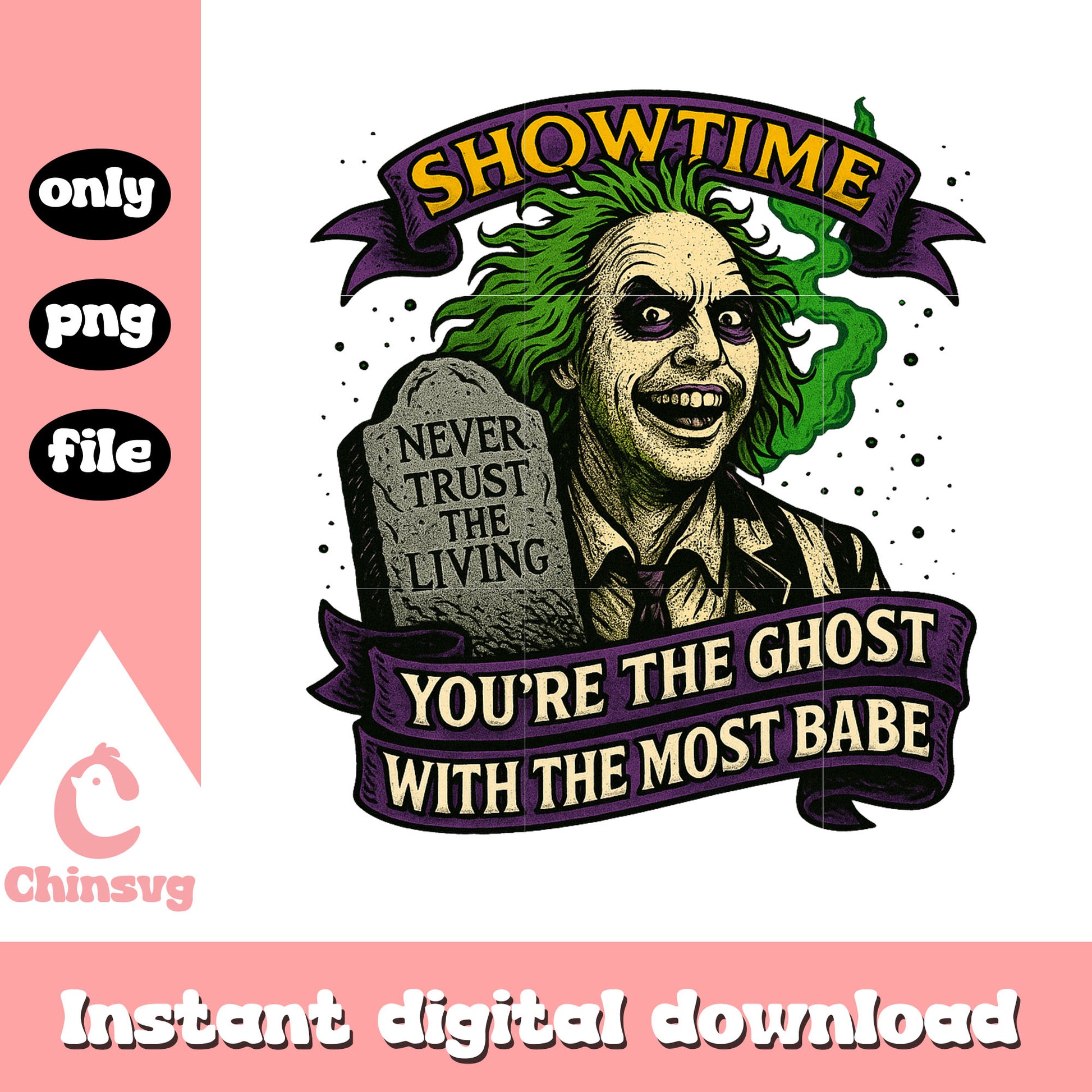 Showtime you're the ghost beetlejuice art png, beetlejuice movie png
