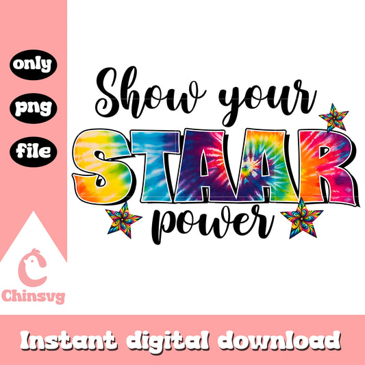 Show your staar power rainbow png, font design png, test day png