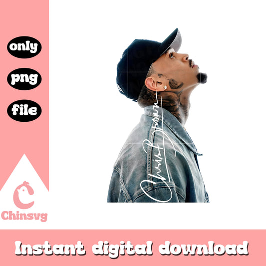 Signature chris brown design png, chris breezy bowl png