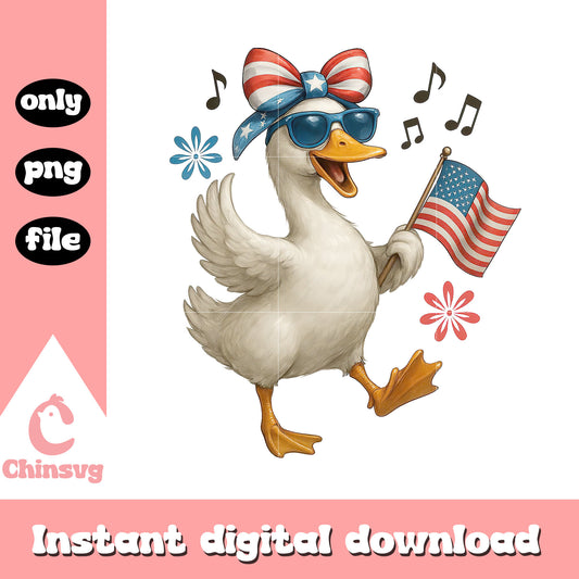 Silly goose america freedom png, independence day png