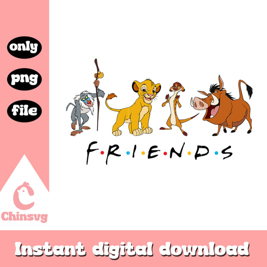 Simba timon and pumbaa friend text png, the lion king png