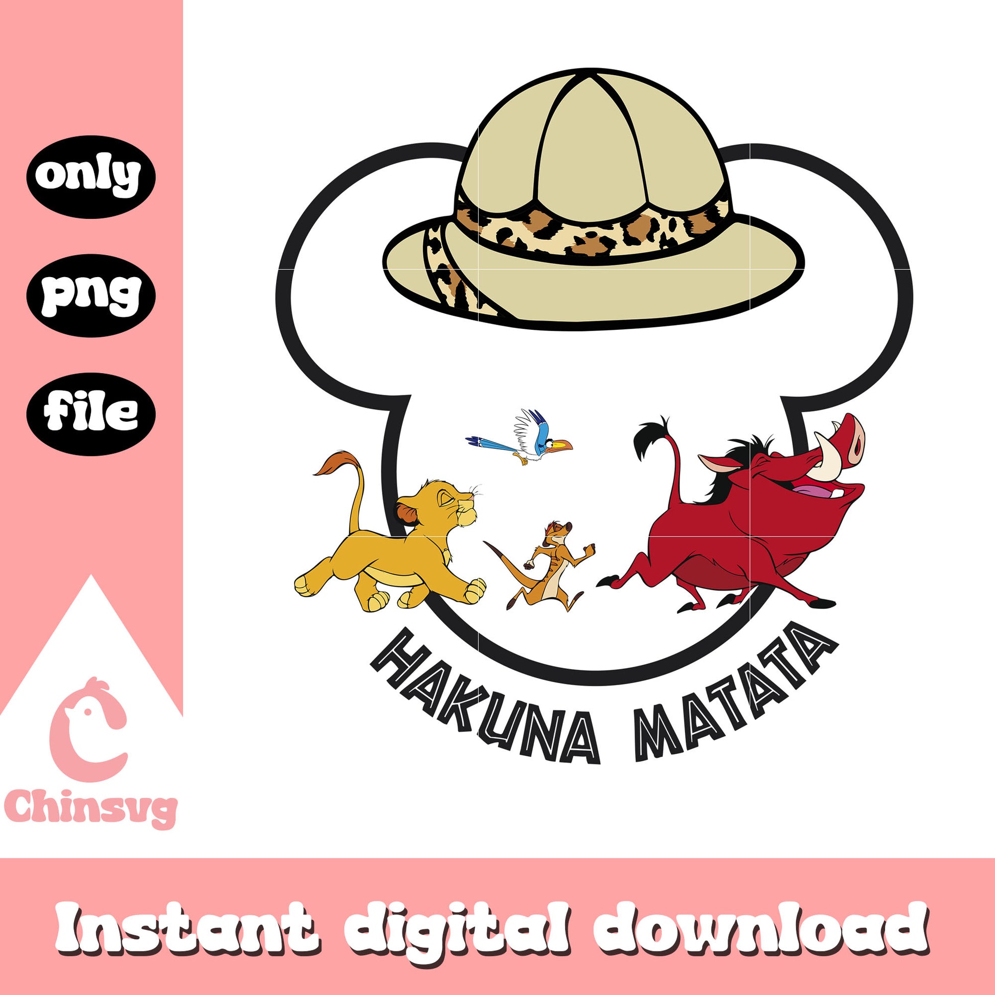 Simba timon and pumbaa mickey pith helmet png, mickey head png – Chinsvg