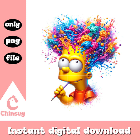 Simpson movie bard character design png, the simpsons png