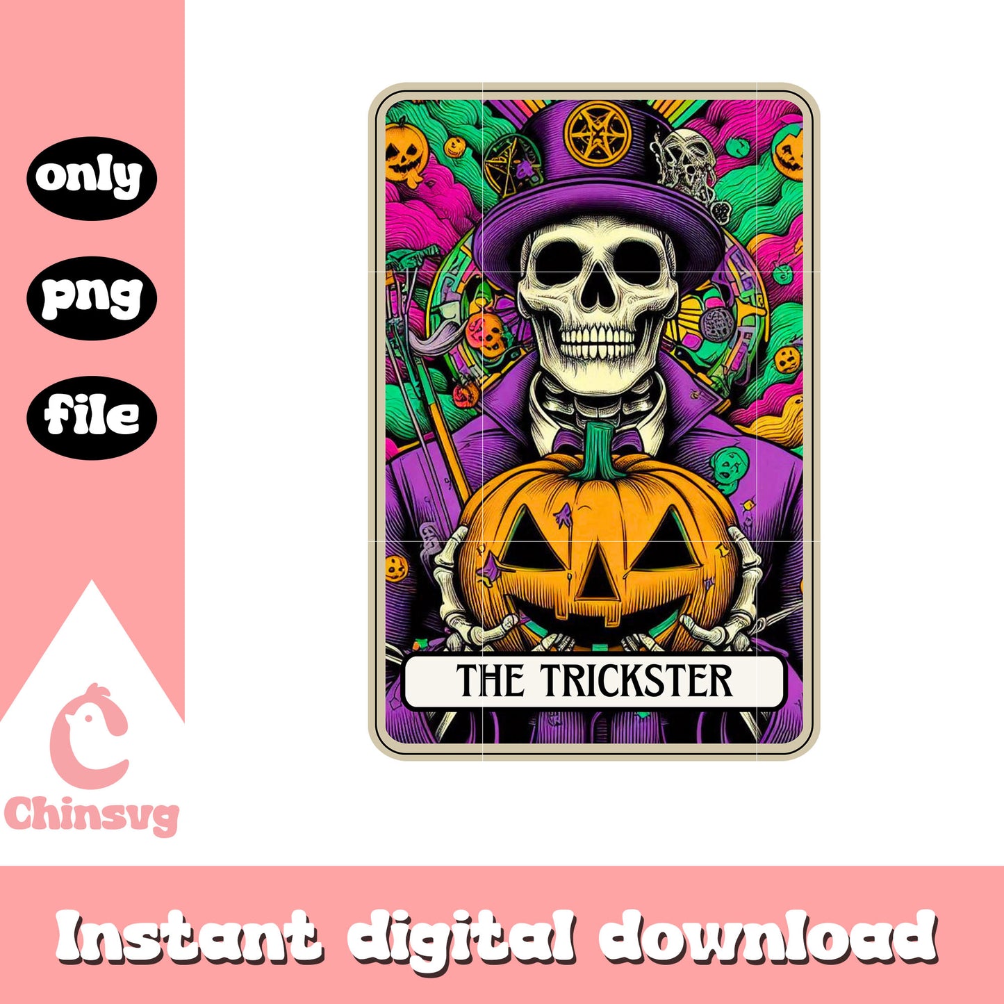 Skeleton and halloween pumpkin png, skull png