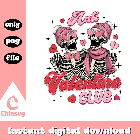 Skeleton anti valentine club png, human skeleton png , anti png