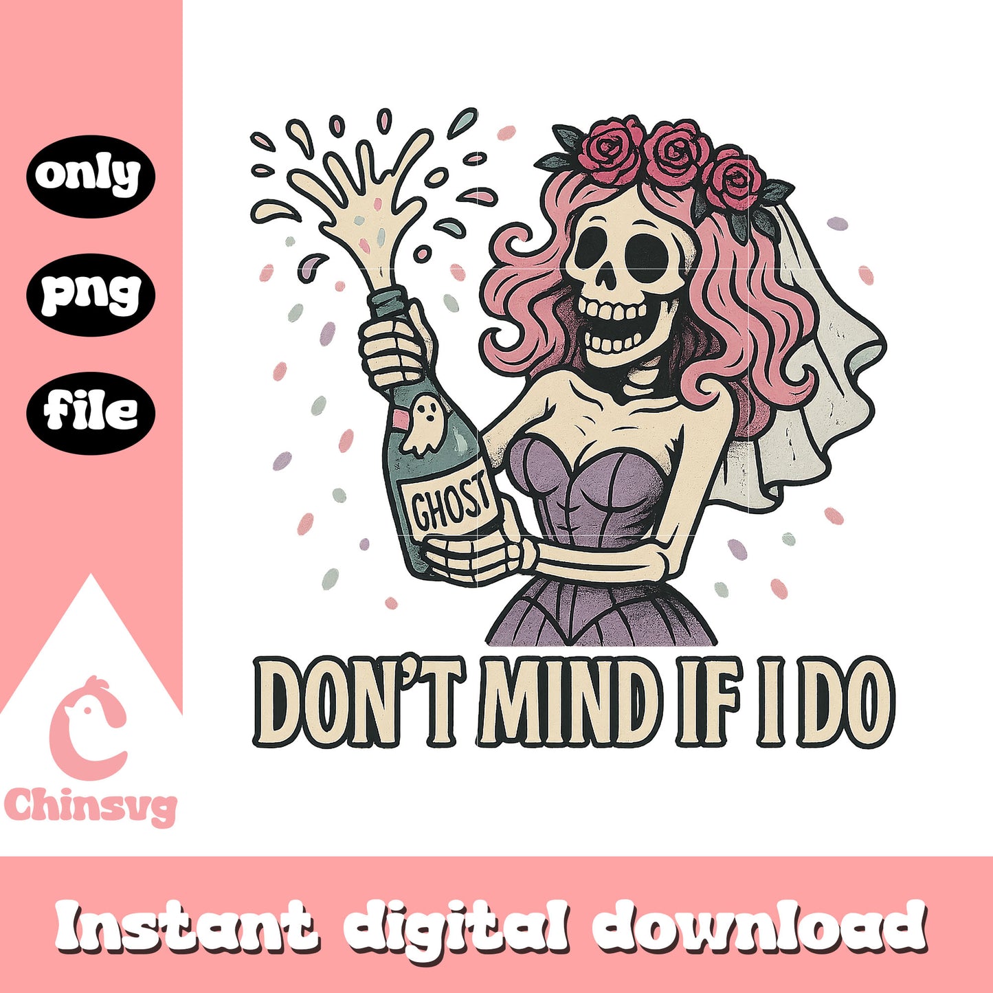 Skeleton don't mind if i do design png, halloween day png