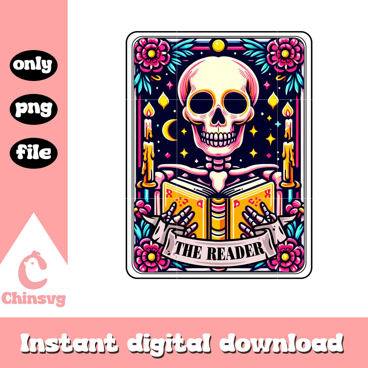 Skeleton reading book png, skeleton png, tarot card png – Chinsvg