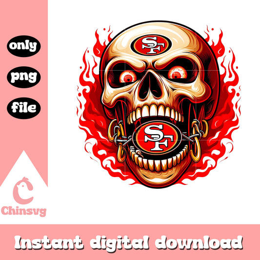 Skullcap San Francisco 49ers png, 32 nfl football teams​​​​ png