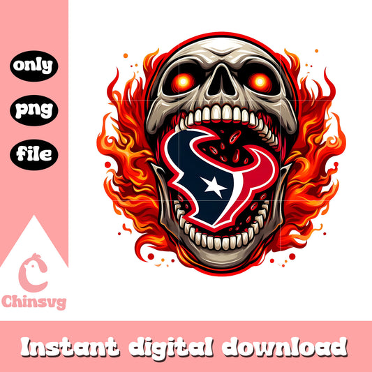 Skullcap houston texans logo png, nfl houston texans​​​ png