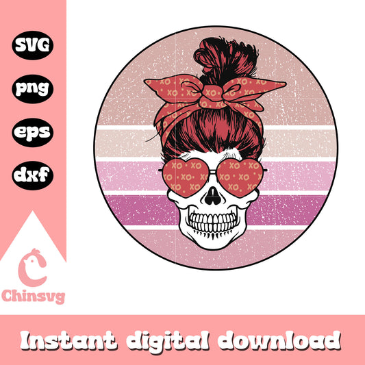 Skull funny valentine’s day svg, skull svg, valentine svg