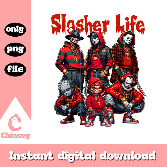 Slasher life horror characters movies png, horror films png