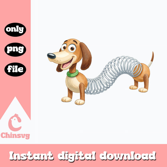 Slinky Dog Toy Story PNG, Disney Pixar Clipart, Toy Story PNG