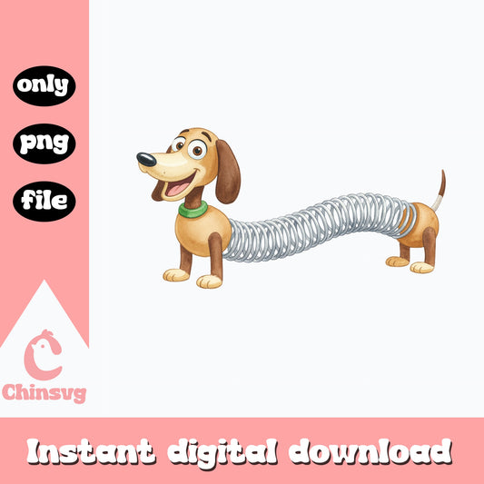 Slinky Dog Toy Story PNG, Disney Pixar PNG, Toy Story PNG